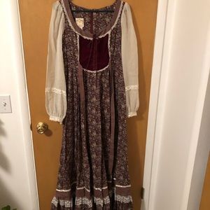 Floor length vintage dress